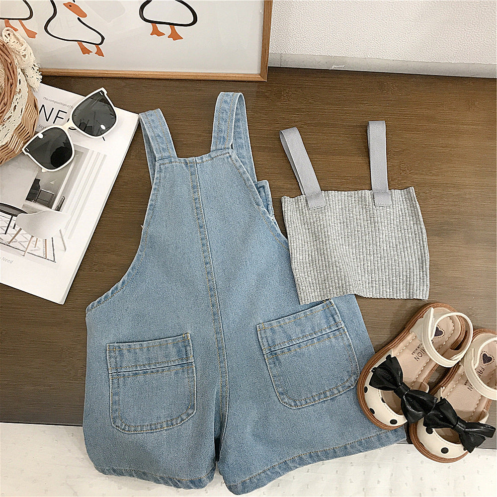 Denim Overalls