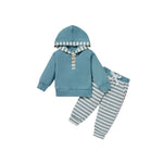 Load image into Gallery viewer, Striped Hoodie set
